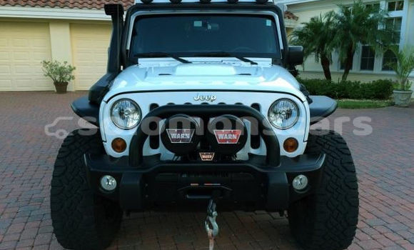 Acheter Occasion Voiture Jeep Wrangler Blanc à Gizo, Western